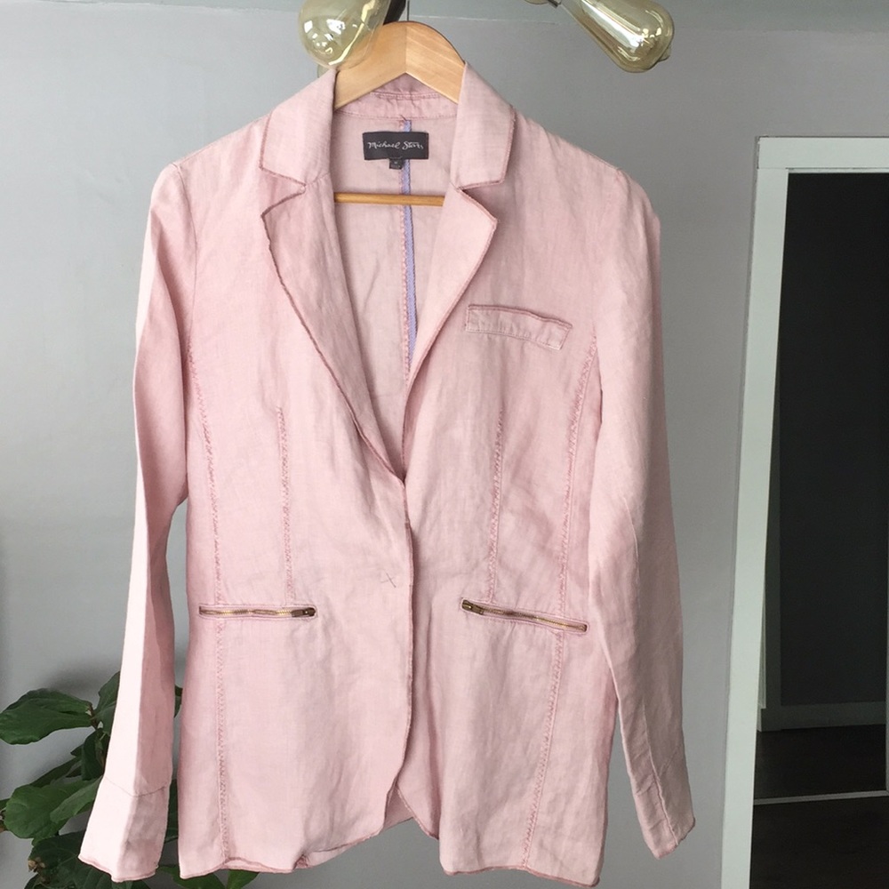 Michael Stars Tickle Pink Blazer